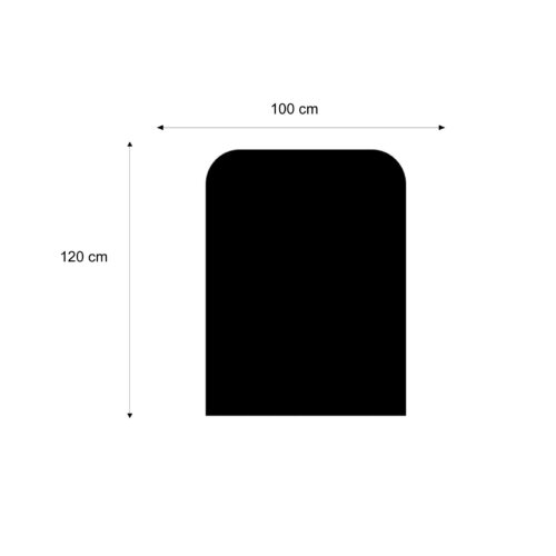 Valo Stahlbodenplatte Segmentbogen 1000 x 1200 mm,...