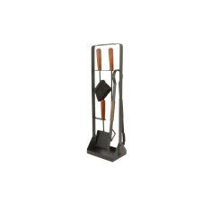 Valo INSPIRE Kaminbesteck Arvi, 4-teilig mit Holzdetails...