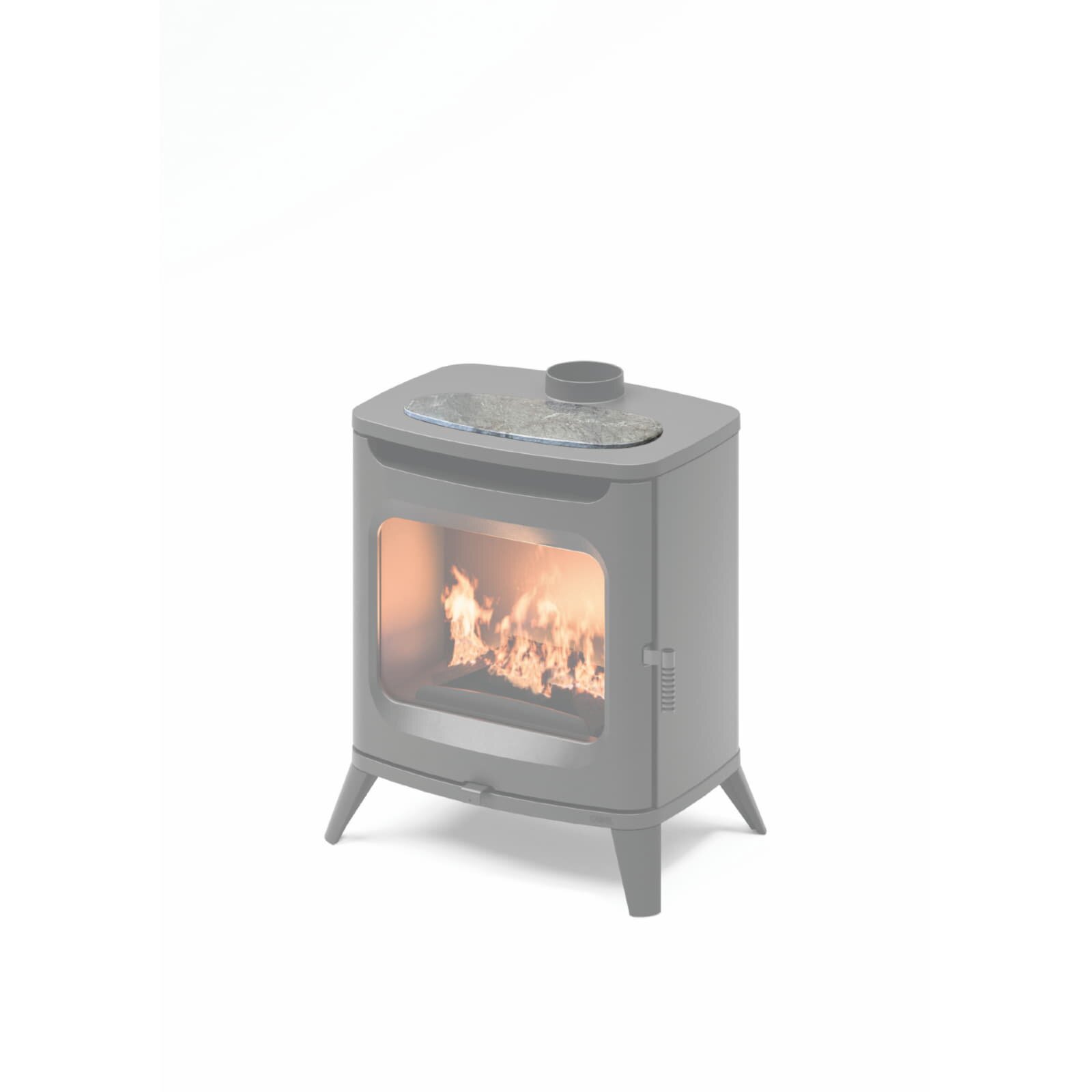 Kaminofen Cadel Hublot 7 Wood - 7 kW - Metall Schwarz
