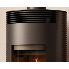 Kaminofen Cadel Spin 8 Wood Air - 8 kW - Gusseisen Schwarz