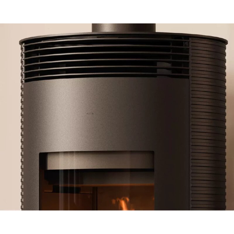 Kaminofen Cadel Spin 8 Wood - 8 kW - Gusseisen Schwarz