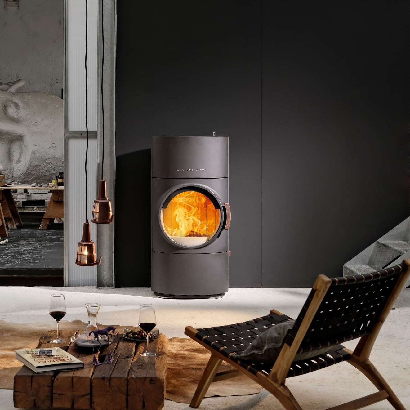 Kaminofen Austroflamm Clou Xtra 2.0 (Wärmespeicherung) - 8 kW - BRENNGERÄT