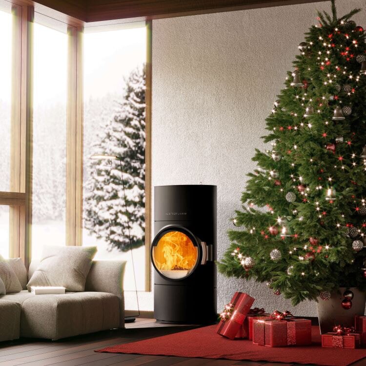 Kaminofen Austroflamm Clou Xtra 2.0 (Wärmespeicherung) - 8 kW - BRENNGERÄT