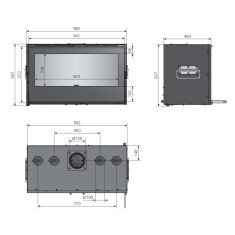 Kamineinsatz Oranier HIC OR-100 - 9 kW