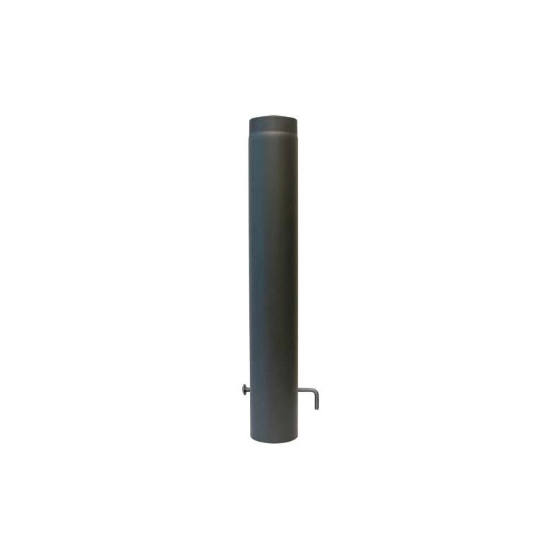 Rauchrohr Ø160 x 1000 x 2 mm, Farbe schwarz