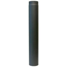 Rauchrohr Ø160 x 1000 x 2 mm, Farbe schwarz