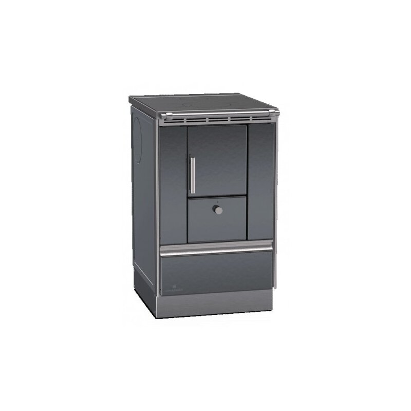 Küchenherd Lohberger - Rega 50 Edition SGM - 4,5 kW - Schwarzgrau matt - AKTION