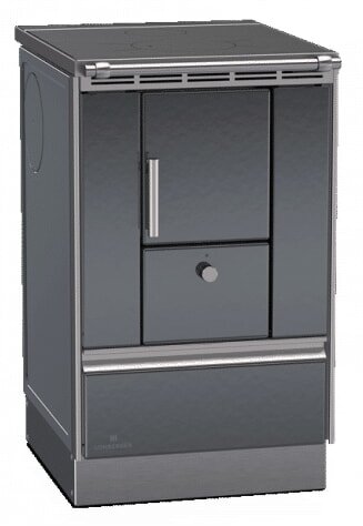 Küchenherd Lohberger - Rega 50 Edition SGM - 4,5 kW - Schwarzgrau matt - AKTION