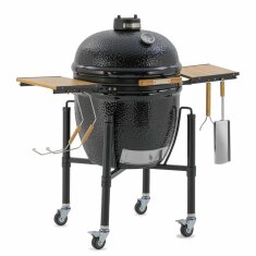 Keramikgrill Monolith One.66 (LeChef) inkl. Gestell, Schwarz