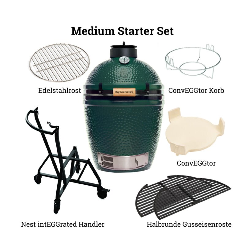 Keramikgrill Big Green Egg - Medium Starterset