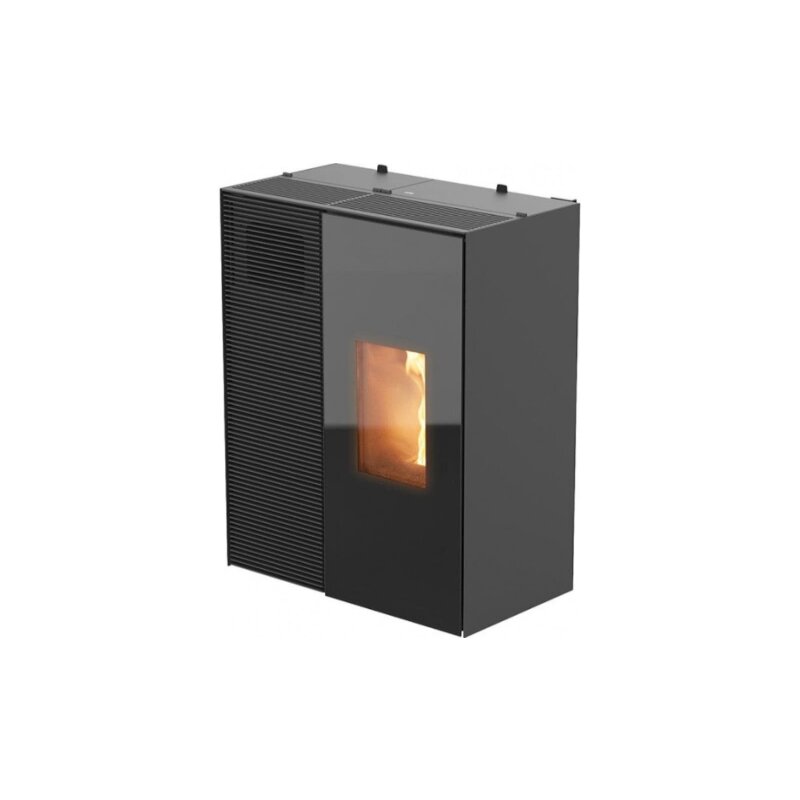 Pelletofen MCZ Eiko 365 R (Anschluss hinten) mit Kühlfunktion - 6 kW, Schwarz