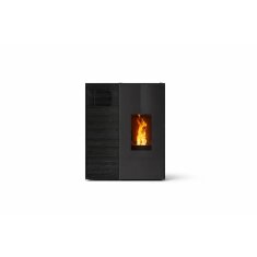 Pelletofen MCZ Eiko 365 R (Anschluss hinten) mit Kühlfunktion - 6 kW, Schwarz