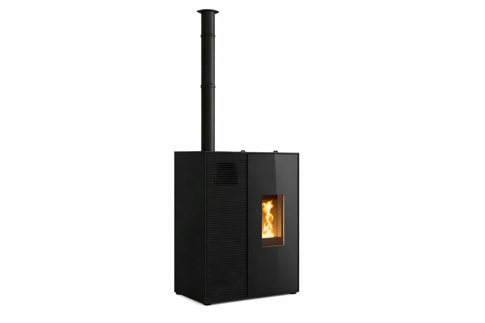 Pelletofen MCZ Eiko 365 Up (Anschluss oben) mit Kühlfunktion - 6 kW, Schwarz