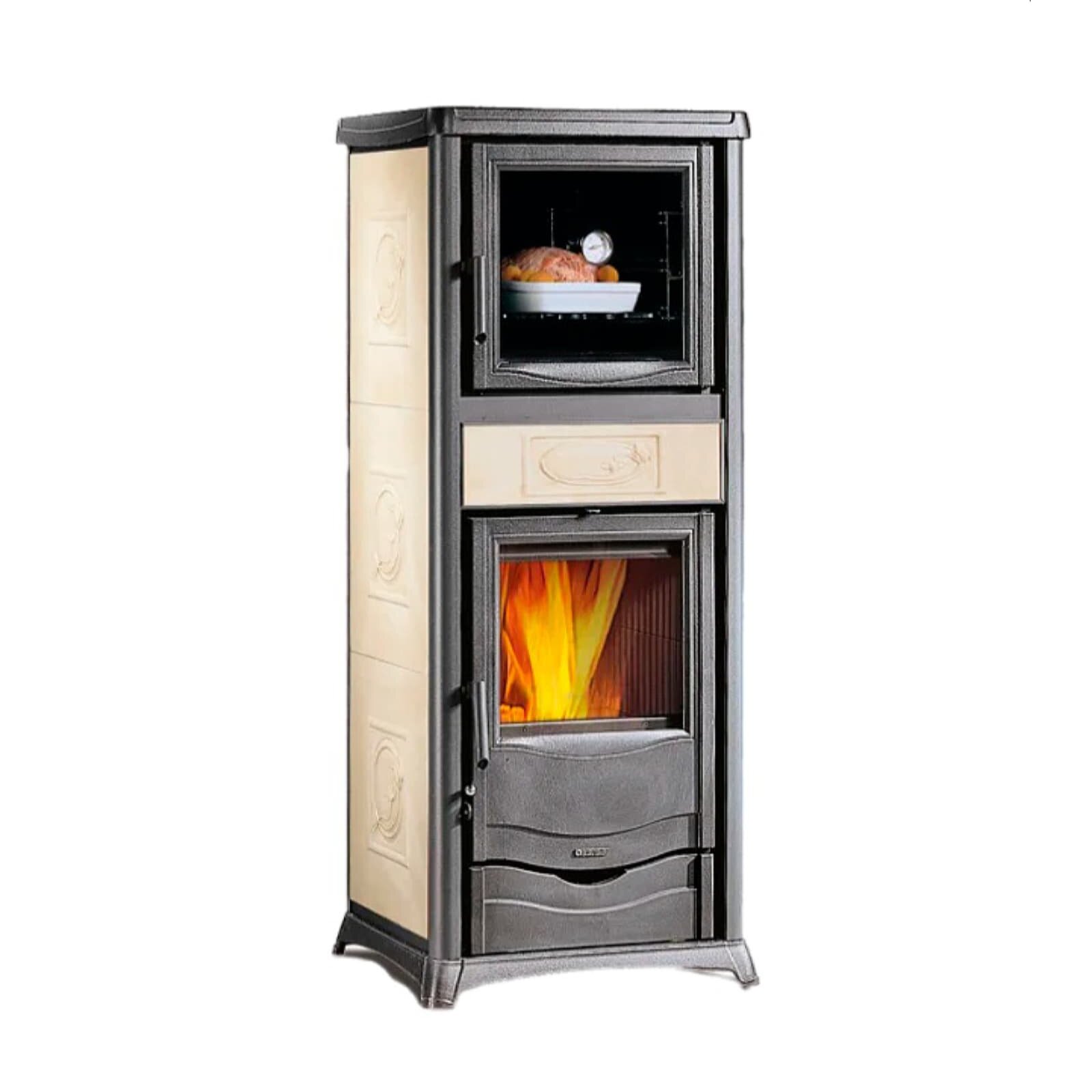 Kaminofen wassergeführt La Nordica TermoRossella Plus Forno DSA 16 Ceramica - 11,1 kW