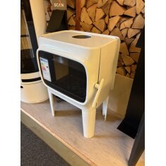 Kaminofen Gussofen Jotul F 305 LL (mit langen Beinen) - 7 KW - weiße Emaille (WHE) - AUSSTELLUNGSSTÜCK