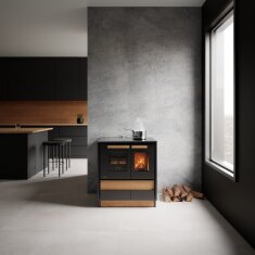 Pellet- Küchenherd Lohberger Dachstein - Alpin - 6 kW