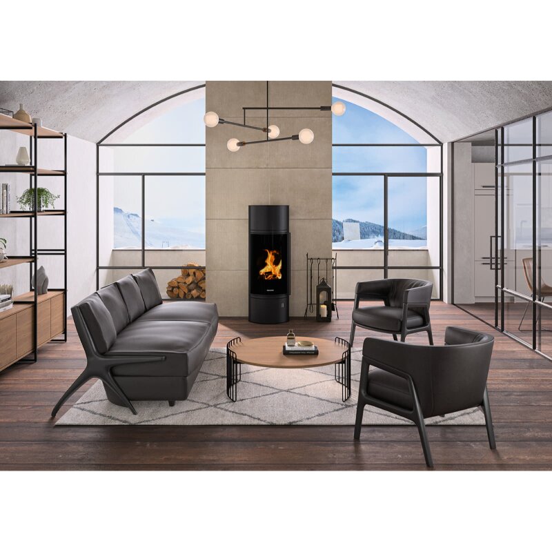 Kaminofen Oranier Arena W+ 2.0 pureBLACK - 7 kW - AUSSTELLUNGSSTÜCK