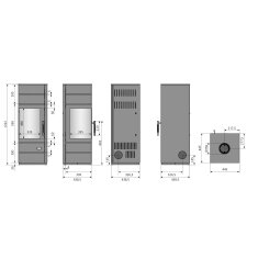 Kaminofen Oranier Mondego (W+) - 7 kW - AUSSTELLUNGSSTÜCK