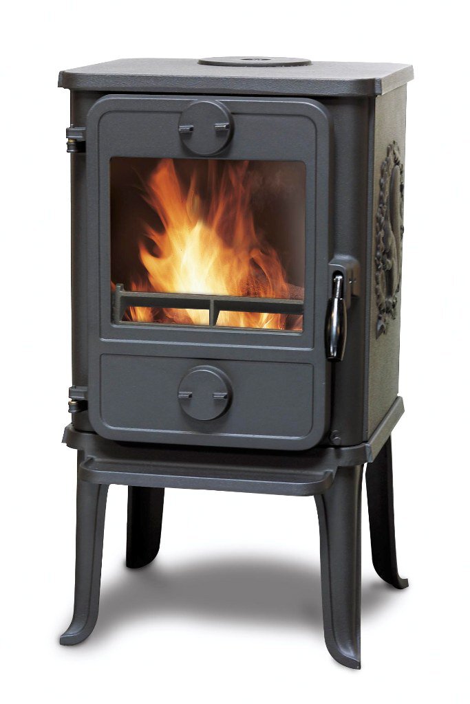 Kaminofen Gussofen Morsoe 1412 mit Eichhörnchen - 5 kW