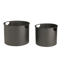Morsoe Holzaufbewahrung / Holzeimer 34 x 45 cm, schwarz