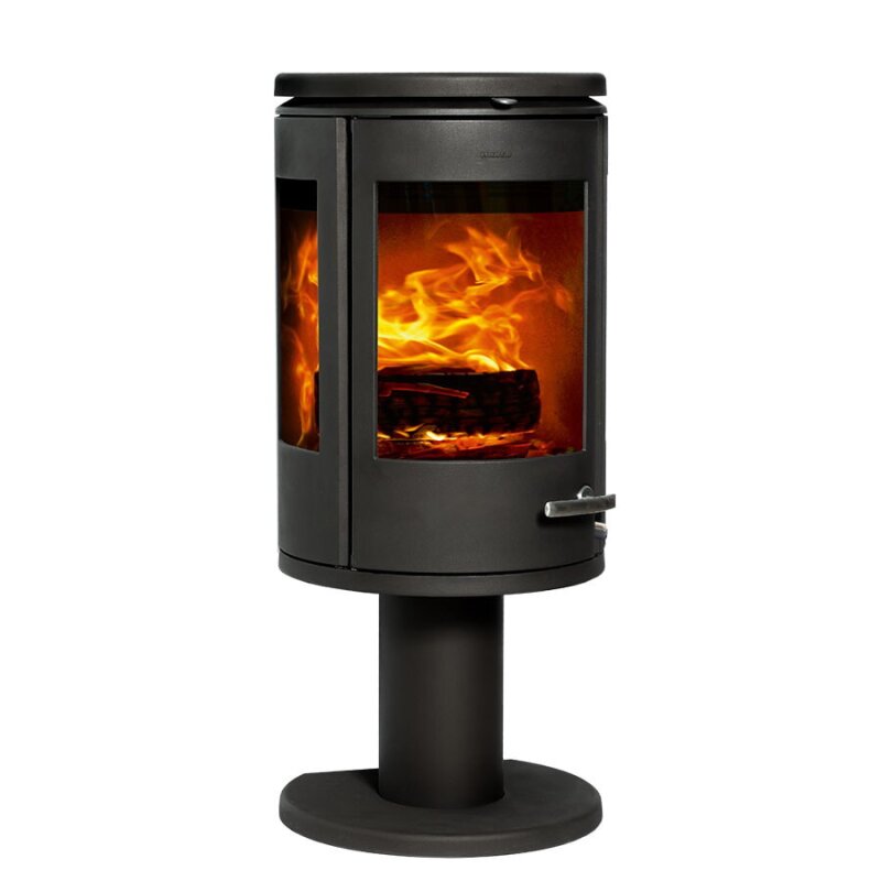 Kaminofen Gussofen Morsoe 7948 auf Säulenpodest - 7,3 kW