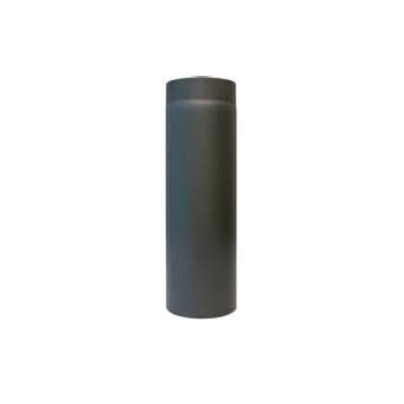 Rauchrohr Ø150 x 330 x 2 mm, Farbe schwarz