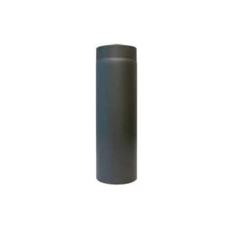 Rauchrohr Ø150 x 330 x 2 mm, Farbe schwarz