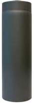 Rauchrohr Ø150 x 330 x 2 mm, Farbe schwarz
