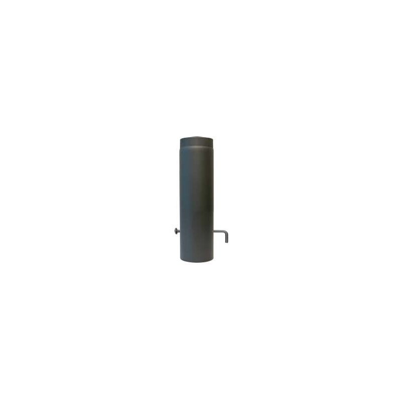 Rauchrohr Ø150 x 500 x 2 mm, Farbe schwarz