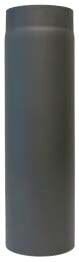 Rauchrohr Ø150 x 500 x 2 mm, Farbe schwarz