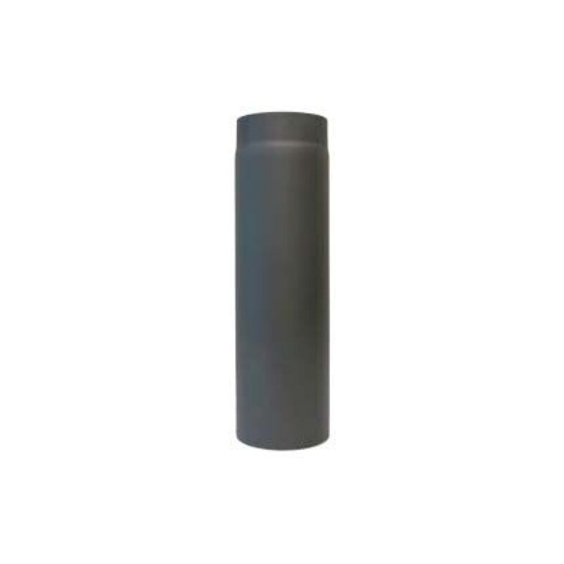 Rauchrohr Ø160 x 500 x 2 mm, Farbe schwarz