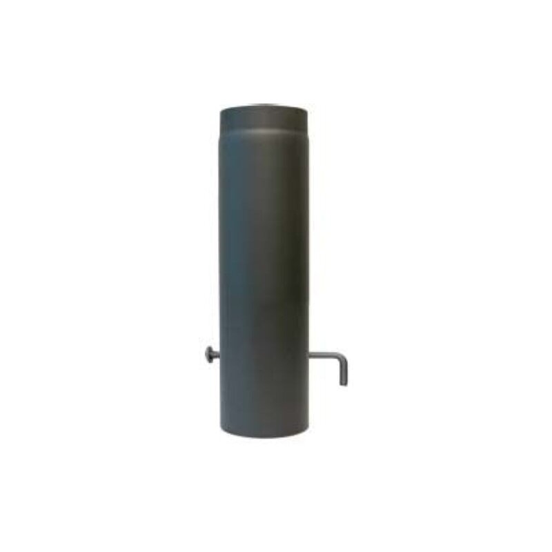 Rauchrohr Ø160 x 500 x 2 mm, Farbe schwarz
