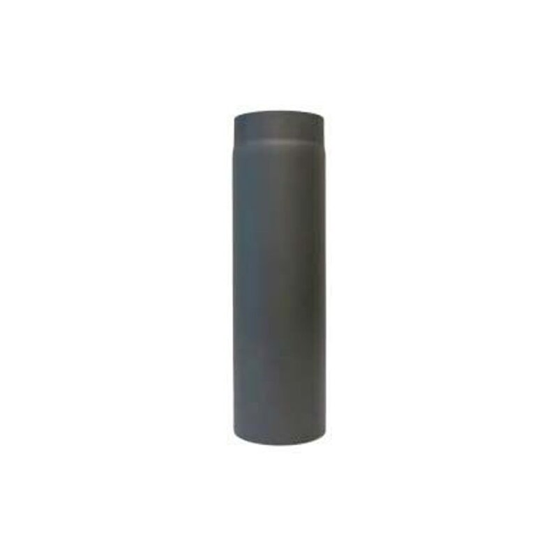 Rauchrohr Ø160 x 500 x 2 mm, Farbe schwarz