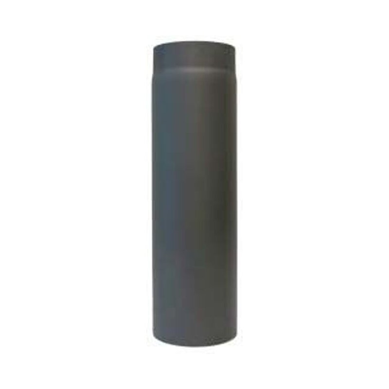 Rauchrohr Ø160 x 500 x 2 mm, Farbe schwarz