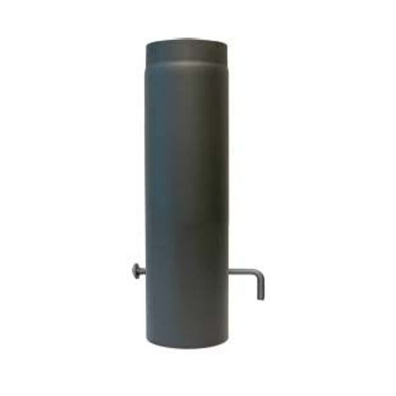 Rauchrohr Ø160 x 500 x 2 mm, Farbe schwarz