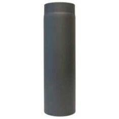 Rauchrohr Ø160 x 500 x 2 mm, Farbe schwarz
