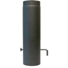 Rauchrohr Ø160 x 500 x 2 mm, Farbe schwarz