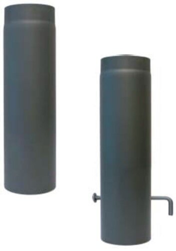 Rauchrohr Ø160 x 500 x 2 mm, Farbe schwarz