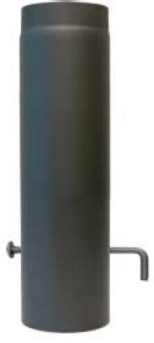 Rauchrohr Ø160 x 500 x 2 mm, Farbe schwarz