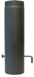 Rauchrohr Ø160 x 500 x 2 mm, Farbe schwarz