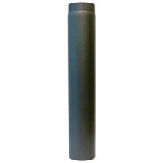 Rauchrohr Ø120 x 750 x 2 mm, Farbe schwarz