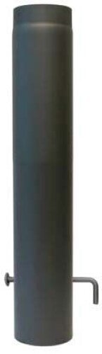 Rauchrohr Ø120 x 750 x 2 mm, Farbe schwarz