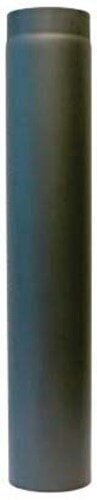 Rauchrohr Ø120 x 750 x 2 mm, Farbe schwarz