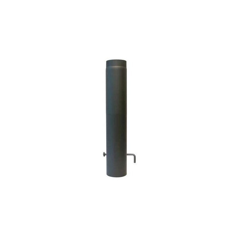 Rauchrohr Ø150 x 750 x 2 mm, Farbe schwarz