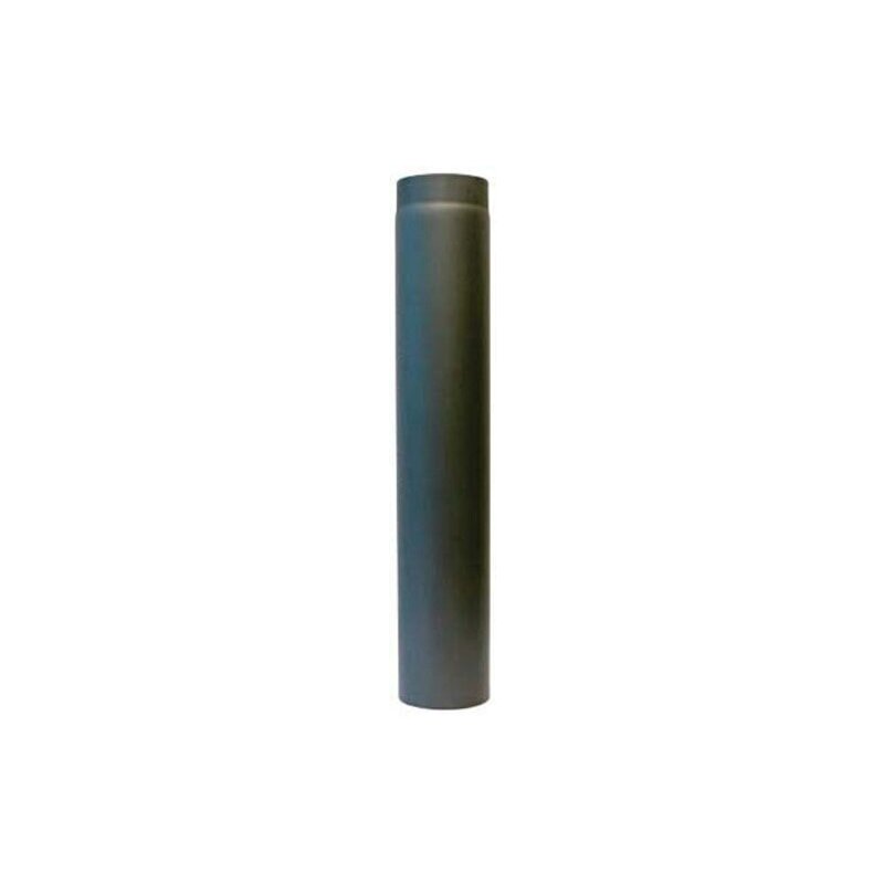 Rauchrohr Ø160 x 750 x 2 mm, ohne Drosselklappe, Farbe schwarz