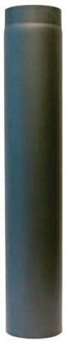 Rauchrohr Ø160 x 750 x 2 mm, ohne Drosselklappe, Farbe schwarz